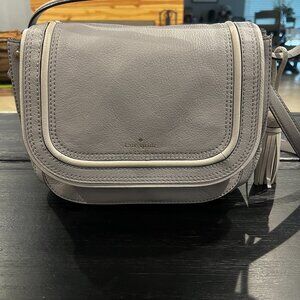 Kate Spade Medium Rianne Crossbody Bag Gray White
